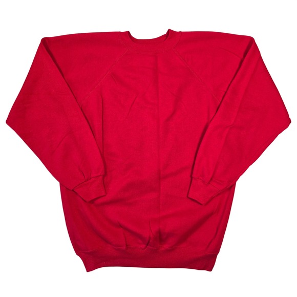 Hanes Other - Vintage Hanes Sport Red Raglan Crewneck Sweatshirt Men XL Made in USA 90s Grunge